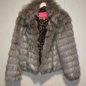 Vintage Betsy Johnson Faux Fur Jacket
